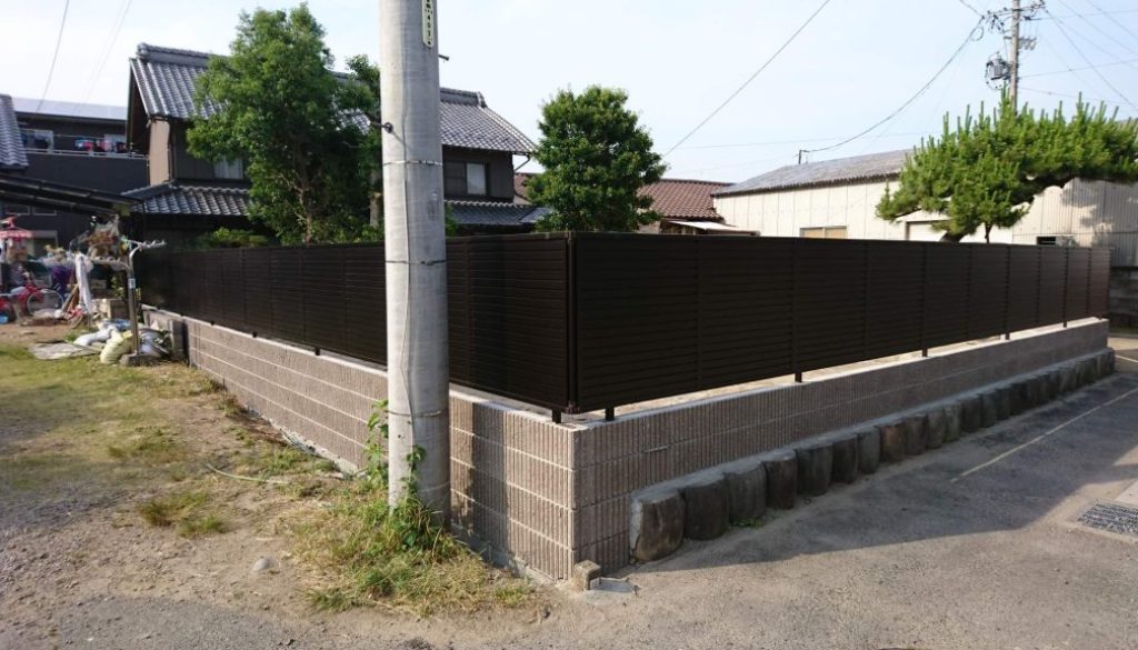 岐阜県江南市のK様邸の外構工事を施工させていただきました。